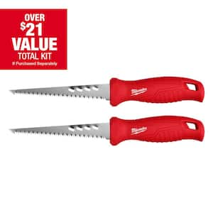 Rasping Jab Saw with 6 in. Drywall Blade (2-Pack)