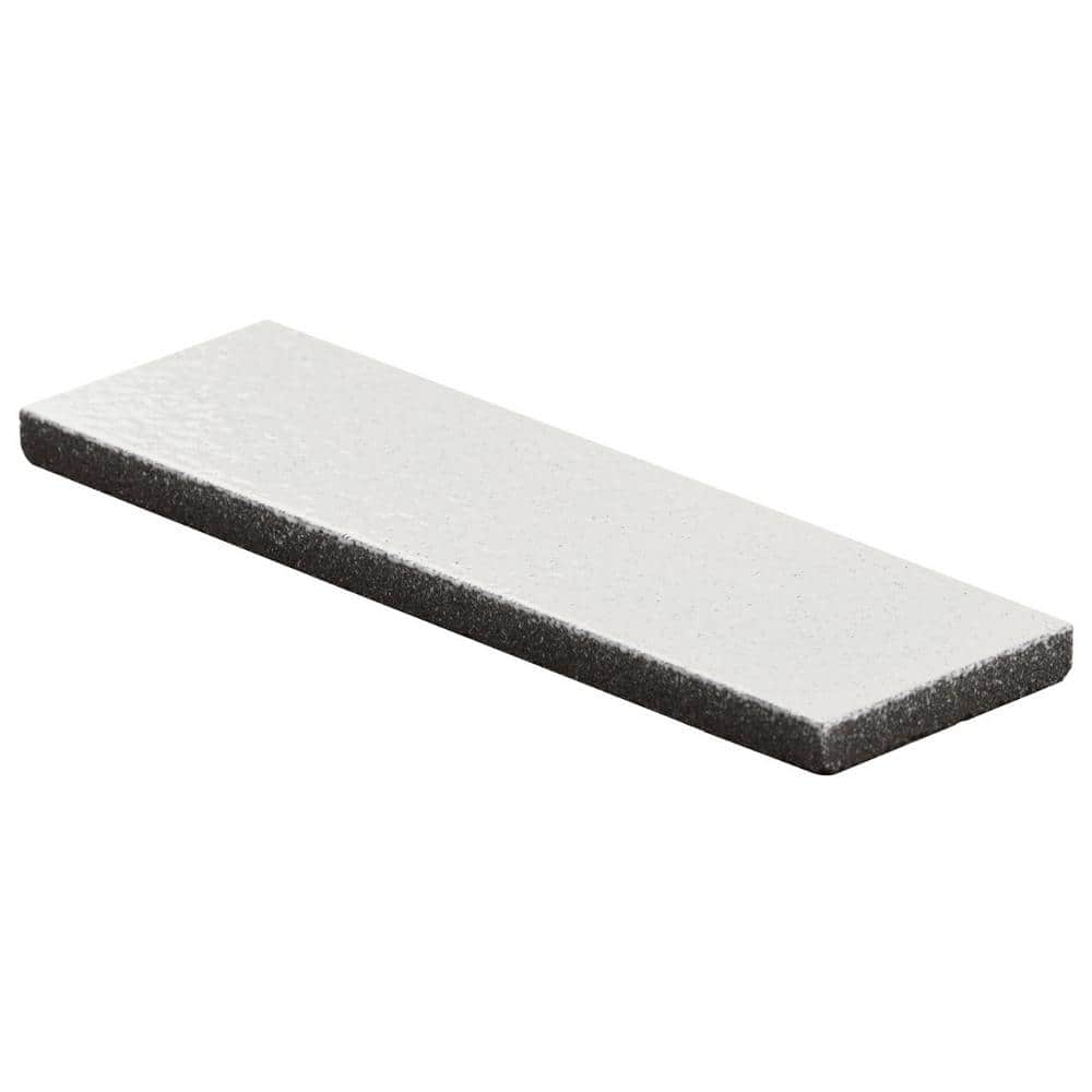 Cotton Glossy White Lava Stone Subway Wall Tile 2" x 8"