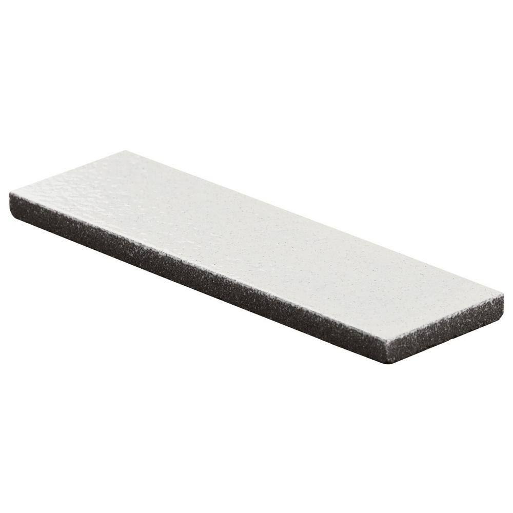Cotton Glossy White Lava Stone Subway Wall Tile 2" x 8"