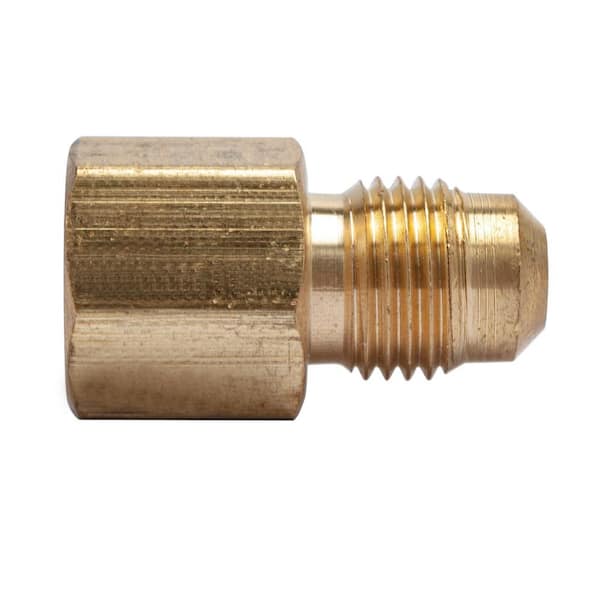 5/16 in. OD Flare x 1/4 in. FIP Brass Adapter Fitting (5-Pack)