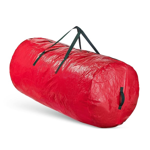OSTO Red Waterproof Artificial Tree Storage Bag for Trees Up to 9 ft. Tall