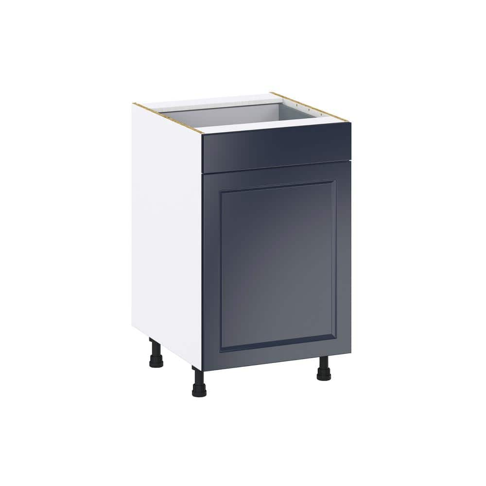 J COLLECTION Devon 21 in. W x 24 in. D x 34.5 in. H Painted Blue Shaker ...