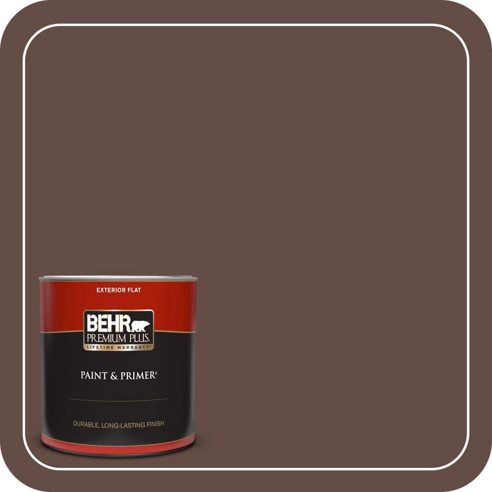 1 qt. #PPU3-20 Cinnabark Flat Exterior Paint & Primer price history on PriceWatchPro