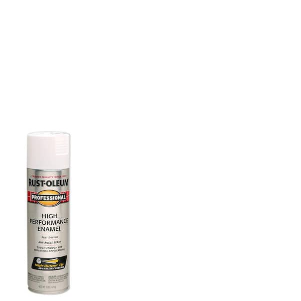 Rust-Oleum Professional 15 Ounce Rust Preventative Enamel Gloss White Spray Paint (Case of 6)