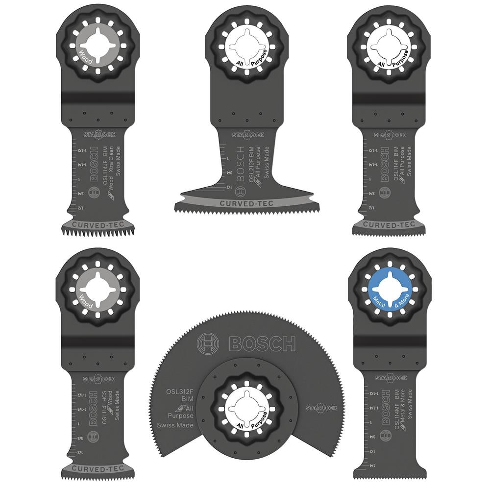 Bosch Starlock Oscillating Multi-Tool Accessory Blade Set (3-Piece)  OSL003VP - The Home Depot