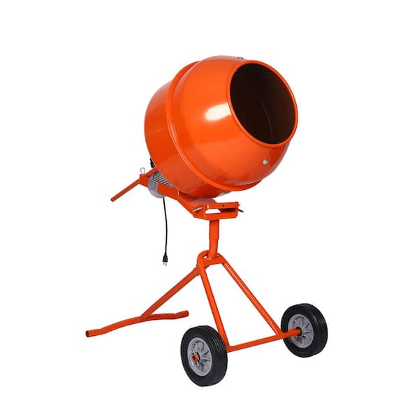 5.0 cu. ft. Portable Concrete Mixer, Electric