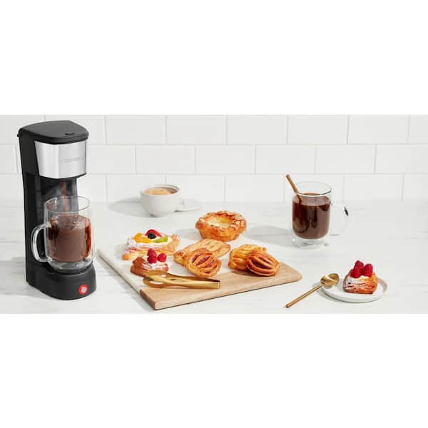 Chefman InstaCoffee Max, The Easiest Way to Brew the Boldest Single-Serve  Coffee, Use Fresh And Flavorful Grounds or K-Cups With A Convenient  Built-In