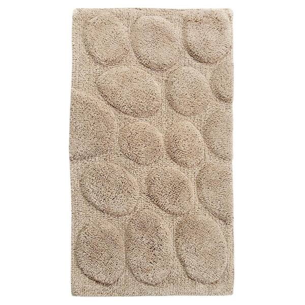 CASTLE HILL LONDON Stone 30 in. x 20 in. Bath Rug