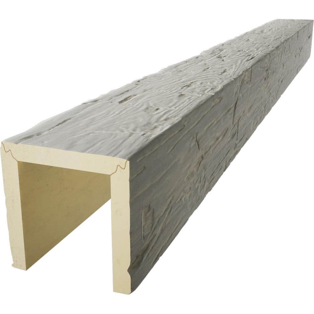 Hand Hewn Cashmere Faux Wood 12" x 12" Ceiling Beam