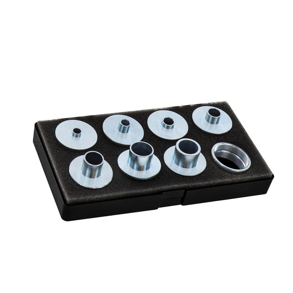10 PC Set Solid Brass Precision Machined Router Template Bushings Guide Bearings for sale online 