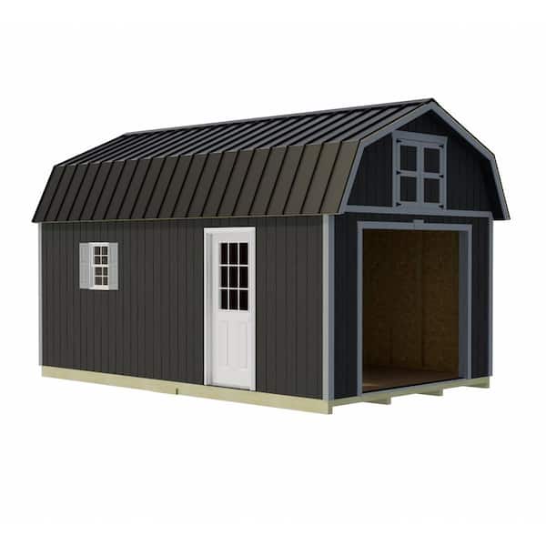 Best Barns Maker's Loft 12 ft. x 20 ft. Wood Garage Kit with Spacious Loft and FortressFloor