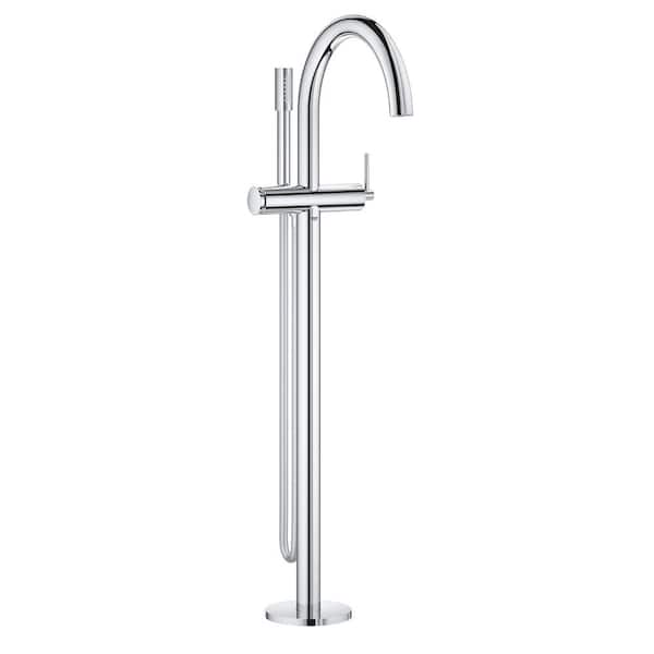 GROHE Atrio Single-Handle Floor-Mount Bath Tub Faucet in StarLight Chrome