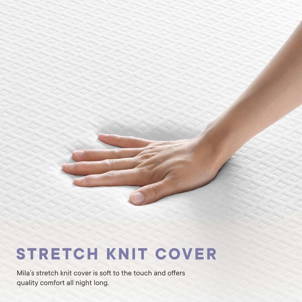 Luxury 8" Gel Memory Foam King Mattress in Quilted Comfort