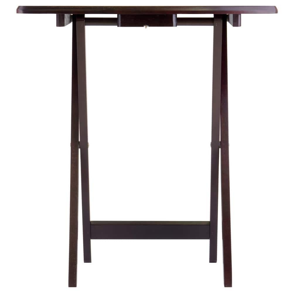 Dylan Espresso Wood 5-Piece Snack Table Set