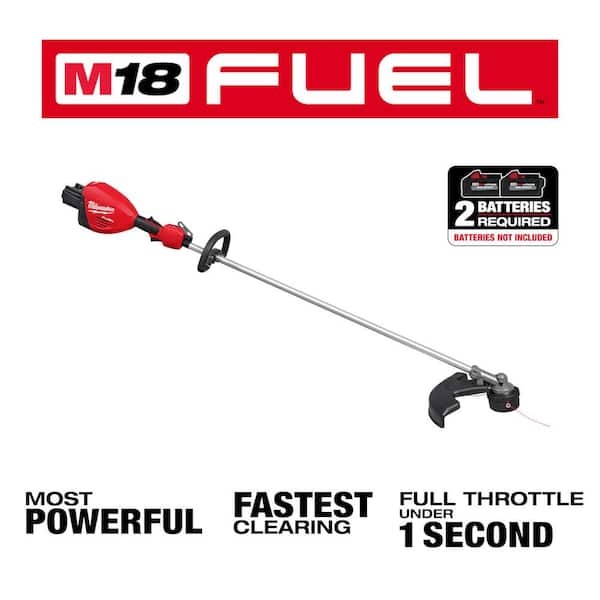 M18 FUEL 18V Brushless Cordless 17 in. Dual Battery Straight Shaft String Trimmer & 0.105 in. x 625 ft. Trimmer Spool