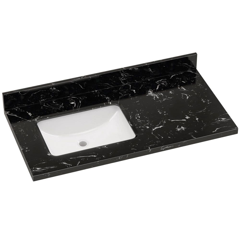 marbleページ Silex Faux Marble Dining Table (94.5