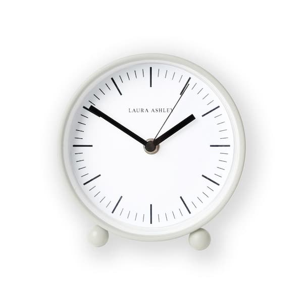 LAURA ASHLAY 壁掛け時計　アイボリー Laura Ashley Twyford Small Bedside Ivory Clock 115776 - The Home Depot