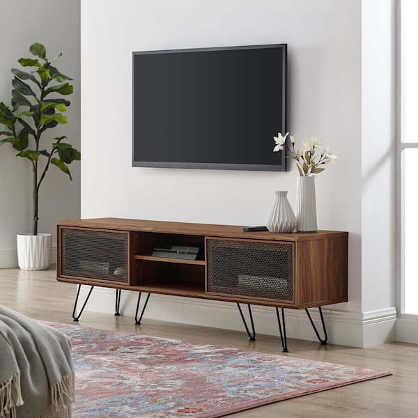 MODWAY Nomad 59 in. TV Stand in Walnut