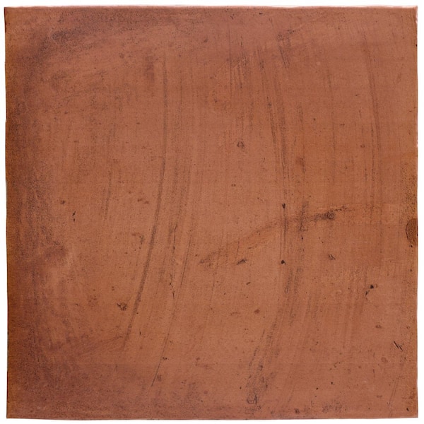 Sienna Terracotta Canyon 8.85 in. x 0.43 in. Matte Porcelain Floor and Wall Tile Sample