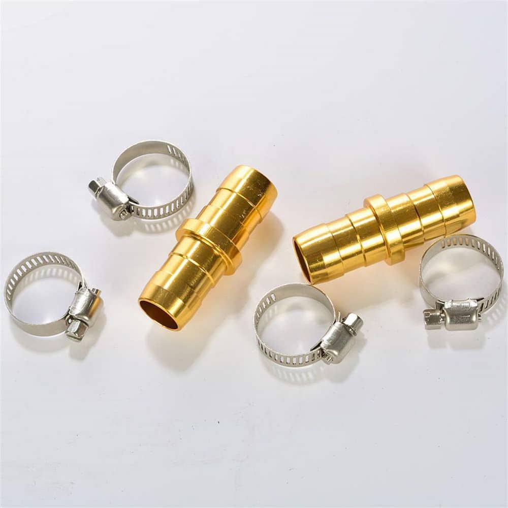 Heavy-Duty Brass and Stainless Steel Garden Hose Repair Kit, 2-Piece Set