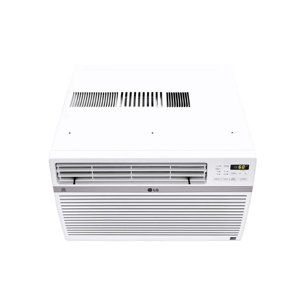 LG 12,000 BTU White Smart Window Air Conditioner with Remote