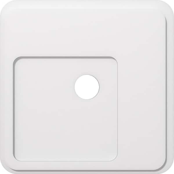 Ekena Millwork 1 in. P X 9-3/4 in. C X 28 in. OD X 4 in. ID Lucan Architectural Grade PVC Contemporary Ceiling Medallion