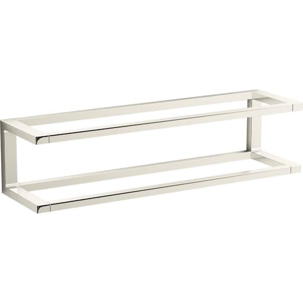 KOHLER Draft 18 in. Towel Bar Frame in Vibrant Polished Nickel