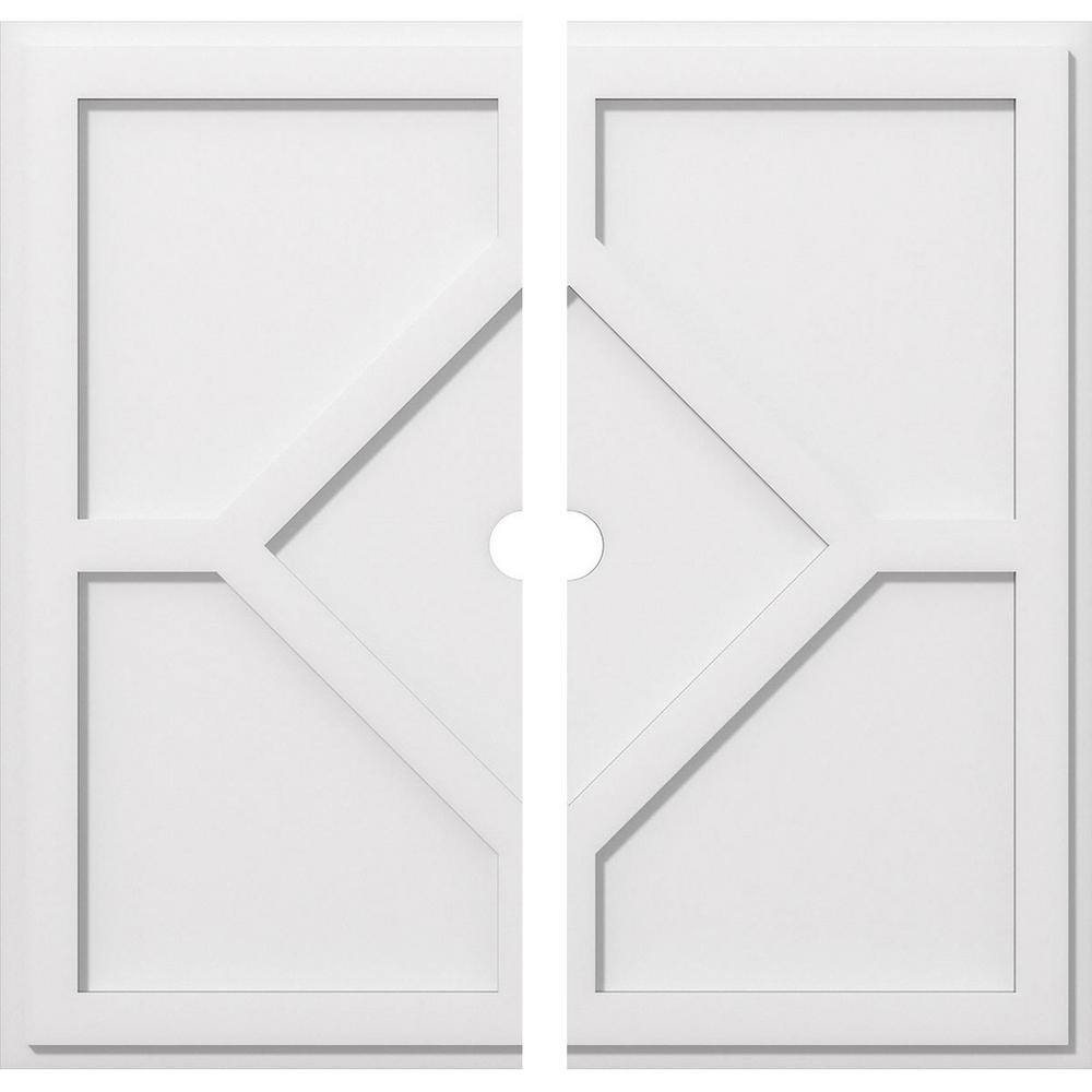 1 in. P X 10-1/2 in. C X 30 in. OD X 2 in. ID Embry Architectural Grade PVC Contemporary Ceiling Medallion, Two Piece price history on PriceWatchPro