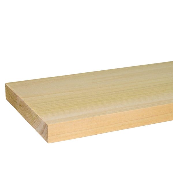 Builders Choice 1/2 in. x 6 in. x 3 ft. S4S Poplar Hobby Board