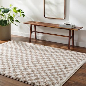 Birmingham Taupe 5 ft. x 7 ft. Checkered Indoor Area Rug