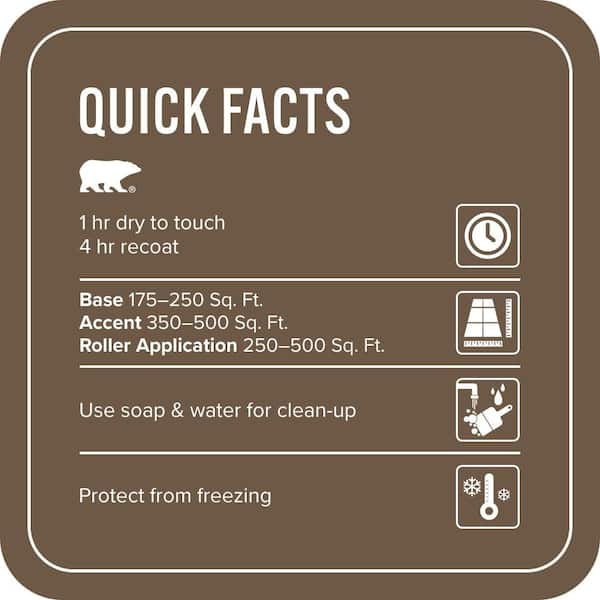 1 gal. #DCS-867 Walnut Semi-Transparent Flat Interior/Exterior Decorative Concrete Stain