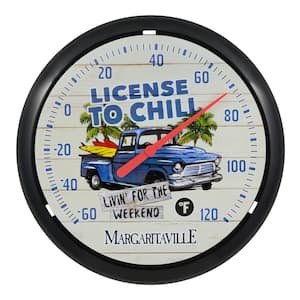 13.25 in. "License To Chill" Margaritaville Analog Dial Thermometer