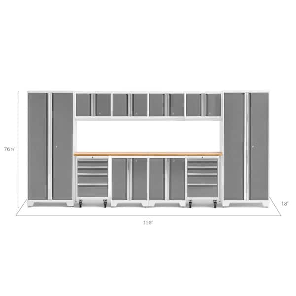 NewAge Products Bold Series 12-Piece 24-Gauge Steel Garage Storage