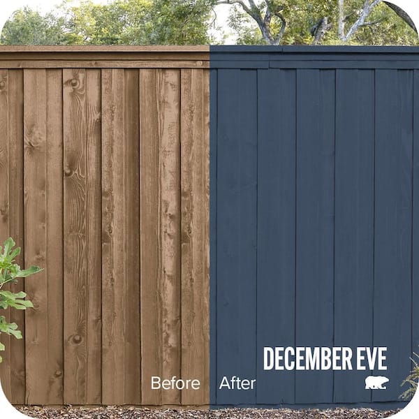 5 gal. #580F-7 December Eve Solid Color House and Fence Exterior Wood Stain