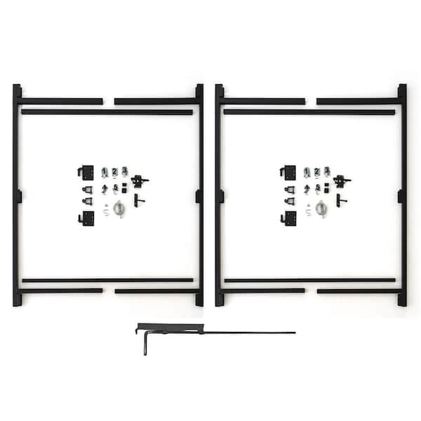 Adjust-A-Gate Adjust-a-Gate 96-191 in. W x 60 in. H Steel Gate Frame Kit, Original Double Drive Gate Full Frame Gate Kit