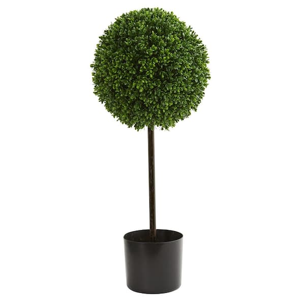 HWT 15 in. Artificial Boxwood Ball UV Proof Faux Topiary Ball Lifelike Greenery  Balls Outdoor Indoor Decoration HT-15-2Ball - The Home Depot