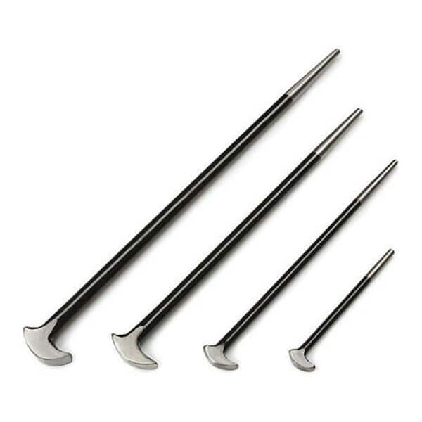 STARK USA 6 in. x 13 in. x 16 in. x 20 in. Heel Pry Bar Pointed Head  Heavy-Duty Crows Foot Set (4-Piece) 11550-H1 - The Home Depot