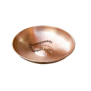18 inch diameter Pure Copper Hand Hammered Anchoring Basin
