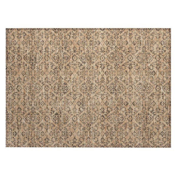Chantille Machine Washable Indoor/Outdoor Abstract ACN2712 Copper 2 ft. x 3 ft. Accent Rug