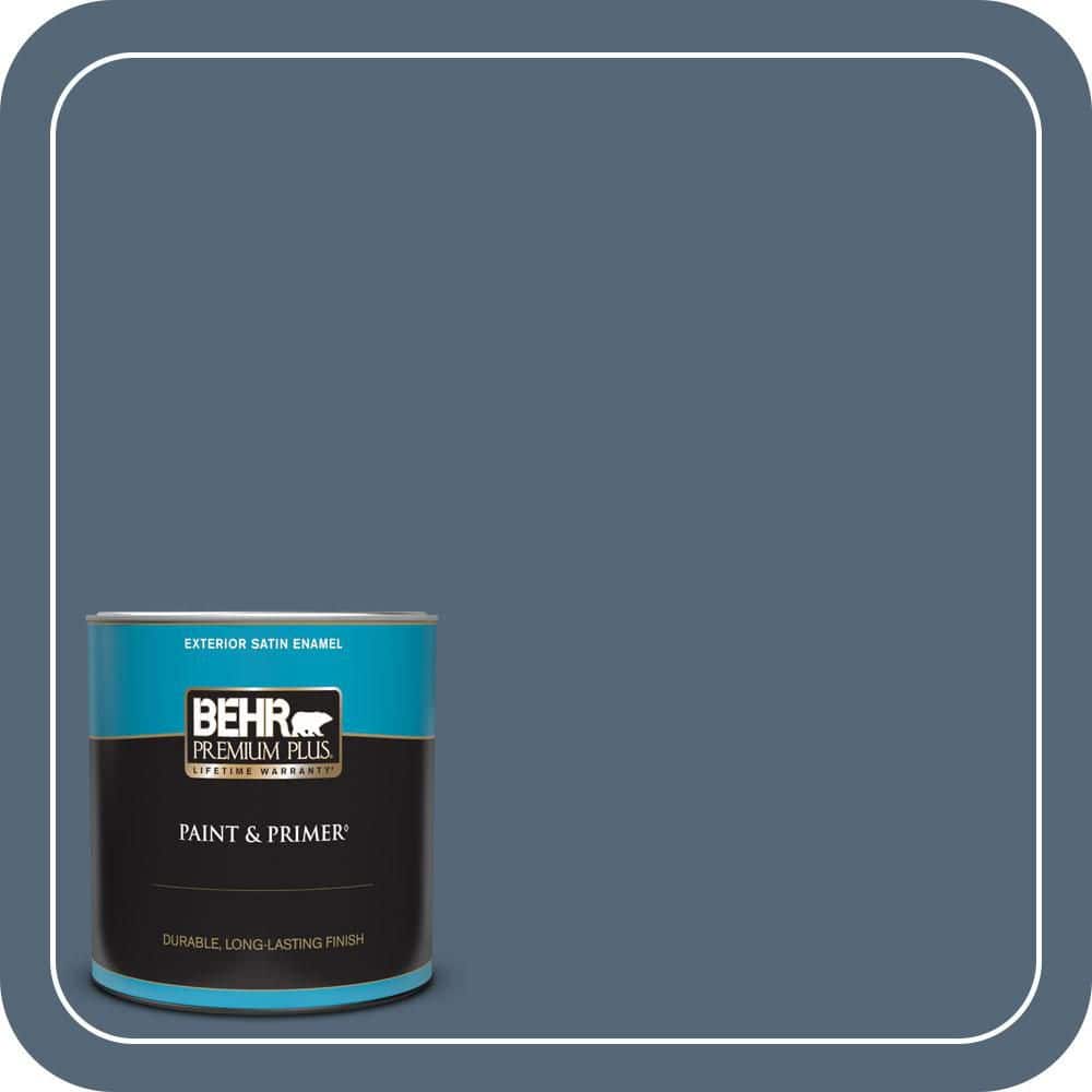 1 qt. #S510-6 Durango Blue Satin Enamel Exterior Paint & Primer price history on PriceWatchPro