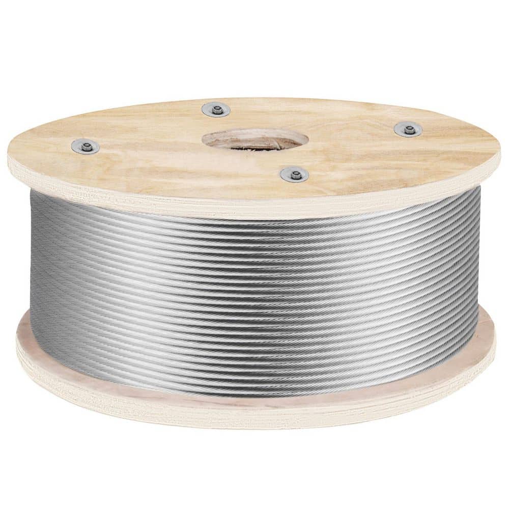 316 Stainless Steel Wire Rope, 3/16 in. x 500 ft. 1x19 Strands, 4200 lbs. Breaking Strength for Railings & Clotheslines price history on PriceWatchPro