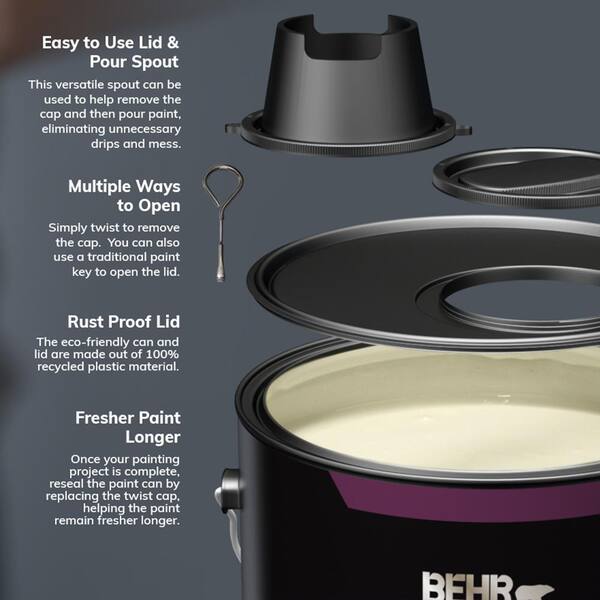 BEHR DYNASTY 1 qt. #PPU4-19 Arts and Crafts Satin Enamel Interior Stain-Blocking  Paint & Primer 765304 - The Home Depot