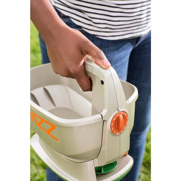 Reviews for Scotts Wizz Spreader Holds up to 2,500 sq. ft. of
