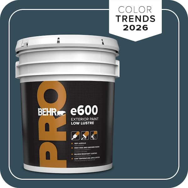 BEHR PRO 5 gal. #HDC-CL-28 Nocturne Blue Low Luster Exterior Paint