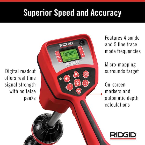 RIDGID NaviTrack Scout Underground Sonde & Cable Locator