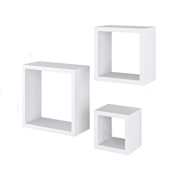 Unbranded 7 in. W x 4 in. D White Floating Shelves Decorative Wall Shelf