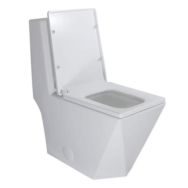 Yingze 12 inch 1-piece 1.1/1.6 GPF Dual Flush Rectangular Shaped