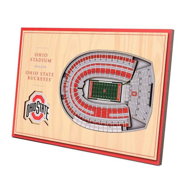 NCAA Ohio State Buckeyes 3D StadiumViews Desktop Display - Ohio Stadium
