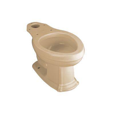 KOHLER Portrait Elongated Seatless Toilet Bowl Only in Mexican Sand-DISCONTINUED