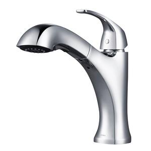 Oren Single-Handle Pull-Out Sprayer Kitchen Faucet in Chrome